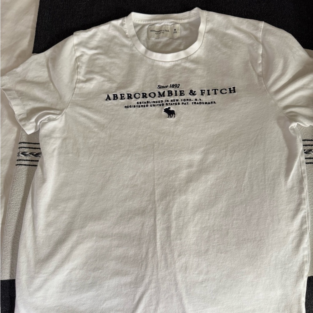 Abercrombie & Fitch Soft White Tee - Picture 2 of 4